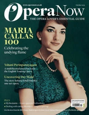 Maria Callas on the cover of Opera Now